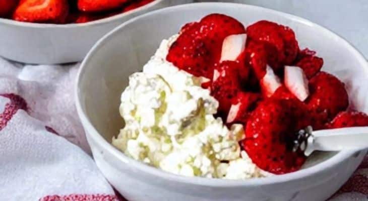 Cottage cheese is a low-calorie product