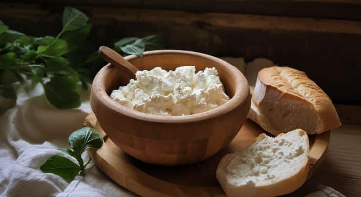 Low-calorie Ricotta cheese